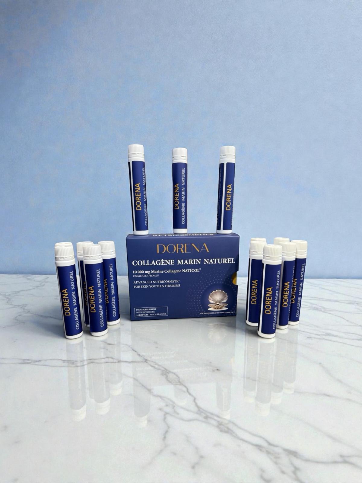 Dorena Collagene – Marine Collagen Shots (10,000 mg) 1 Box – 14 Day Course